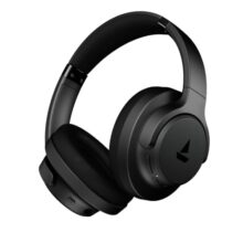 boAt Rockerz 512 ANC,(~40dB) Hybrid ANC, 80H Battery, 40mm Drivers, 40ms Low Latency, ENx Tech, App Support, Bluetooth Headphones, Wireless Headphone with Mic (Cosmic Black)
