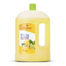 Shatras Lemon Power & Fresh Floor Cleaner 1 L – Multi-Surface Cleaner for Floors, Ceramic & Tiles | Removes Tough Stains and Provides Powerful Cleaning