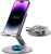 AMBLIC Mobile Stand & Tablet Stand with 360° Rotatable & Foldable Tabletop Phone Holder | Metalic Round Base Phone Stand Compatible with All Smartphones