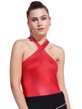 Tokyo Talkies Women Gorgeous Red Solid Top