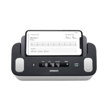 Omron Complete ECG Machine + BP Monitor Built in Bluetooth Technology; AFib, Tachycardia, Bradycardia & Hypertension Monitoring