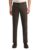 Arrow Men’s Brown Solid Mid Rise Polyester Hook and Bar Tapered Fit Flat Front Slant Pocket Trousers (ARAEOTR1596_Brown_30)