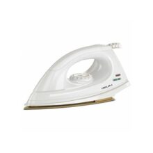 Bajaj DX-7 1000 Watts Dry Iron | Advance Soleplate And Anti-Bacterial German Coating Technology | Light Weight Iron | Thermal Safety Fuse | 360 Degree Swivel Cord | 2-Yrs Warranty 【White】