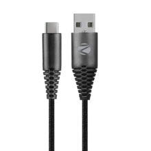Zebronics Type-C Fast Charging Cable, Upto 480 Mbps, 36W Rapid Charge, 3A Output, Charge & Sync Data Cable, 1 Meter Length, Tangle-Free Durable Design (CU300T)