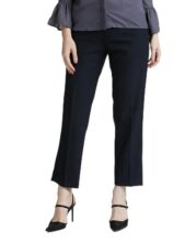Amazon Brand – Symbol Women’s Tapered Fit Formal Trouser (Mid Rise | Ankle Length |Formal Pants | Office Wear) (CT-20 Cont_Navy_38)