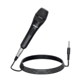 Akkord Wired Handheld Microphone for Singing, Dynamic Vocal Mic with On/Off Switch, 1/4″ Jack Cable Included – Ideal for Karaoke, PA Systems, Speakers, Stage & Public Speaking