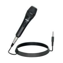 Akkord Wired Handheld Microphone for Singing, Dynamic Vocal Mic with On/Off Switch, 1/4″ Jack Cable Included – Ideal for Karaoke, PA Systems, Speakers, Stage & Public Speaking