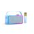 WK LIFE BORN TO LIVE- Bluetooth Speaker 16W Wireless Portable 3000mah Battery Stereo Party Speakers LED Lights,Karaoke for Adults Kids with Wireless Microphones, Support TF/USB/AUX for Outdoor- Blue