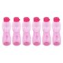 PEARLPET Trinity BPA-Free Plastic Water Bottle Set |Lightweight, Leak-Proof & Freezer Safe – Pack of 6 (1000ml Each), Pink
