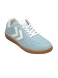 hummel Ciela Casual Suede Sneaker for Women Lightweight with Synthetic Suede Enhanced Comfort Cushioned Insole and Slip-Resistance Work and Play Business Casual Shoes Sky Blue