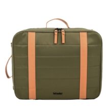 Hoi Polloi DWYT Convertible Laptop Messenger Bag, 16 Inch Laptop Bag for Men & Women, Office Work Bag, Business Travel Backpack, Water Resistant Nylon & PU, 11.7L