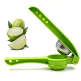 Manual Lemon Squeezer Hand Press Citrus Juicer With Hinged Handles, Metal Press Bowl And Plastic Body For Lemon And Lime Extraction (Squeezer_1Pcs)