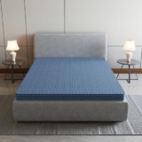 SleepyHug SpineX Essential Orthopaedic Mattress | 4-Inch HR Foam with AirCell Technology | 3-Zone Support for Back Pain Relief & Spine Alignment | 78x60x4 Inch (Queen, Blue) | 3-Year Warranty