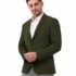 Spykar Men Rifle Green Cotton Regular Slim Fit Full Sleeve Causal Printed Shirt