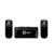 Xtreme Acoustics XAWL603 Wireless UHF Dual Channel Lavalier Microphone with 3.5mm Camera and Mobile Cable for Singing, Audio Video Recording, YouTube