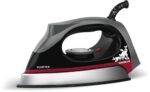 Havells Abs Tempter 1000 Watts Dry Iron Press With Greblon E2 Grade Non-Stick Coated Sole Plate Aerodynamic Design With Shock Proof Front 2 Year Warranty