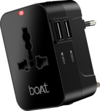 Boat 10 W Quick Charge 3 A Multi-Pin Wall Charger For Mobile(Carbon Black)