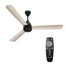 Crompton Energion Hyperjet 1200Mm Bldc Ceiling Fan | Point Anywhere Remote Control | Bee 5 Star Rated Energy Efficient | Superior Air Delivery | Anti-Rust | 2 Year Manufacturer Warranty | Ivory Black