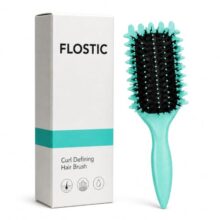 FLOSTIC Curl Defining Hair Brush, Nylon Bristles, Wet & Dry Hair