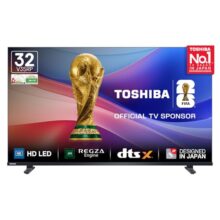 Toshiba 80 Cm (32 Inches) Hd Ready Smart Led Tv | Dolby Audio & Dts Virtual:X | Game Mode | Regza Engine | Vidaa Os | 32V35Rp (Black)