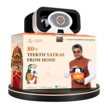 Durlabh Darshan VR Headset – 80+ VR Temple Yatras (2 -Year App Subscription)