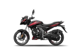 Bajaj Pulsar 125 Premium Split Seat Ebony Black Red Ex-Showroom Booking