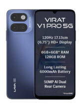 LAVA Virat V1 Pro 5G (Sikkim Midnight, 128 GB)(6 GB RAM)