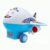 ToyBharat Jumbo Plane Friction Power Toy in Multicolour with Realistic Design for Kids Aged 1-6 Years. Safe, Non-Toxic, Battery-Free, Ideal for Indoor and Outdoor Play.