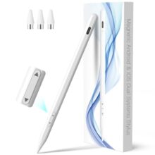 StylusHome 10 Mins Fast Charging Stylus Pen for iOS & Android Touch Devices | (Palm Rejection Only for iPad), Compatible with iPad Pro/Air/Mini, iPhone, iWatch, Samsung & Touchscreen Tablets, White