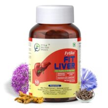 Fytika Fit Liver Detox Supplement with Milk Thistle (60 Tablets) | For Healthy and Strong Liver| Enriched with Milk Thistle, Kalmegh, Kutaki, Curcumin, Bhuiamlaki and Probiotics