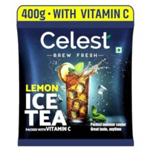 Celest Instant Lemon Iced Tea Powder with Vitamin C, 400g | Ice Tea