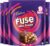 Cadbury Fuse Peanut & Caramel Filled Mini Treats Chocolate Bites(4 x 117 g)