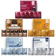 NutriGlow Facial Kit for Glowing Skin, Suitable for All Skin Types, Complete At-Home Facial Set for Men & Women, Pack of 5 Variants 60g Each