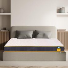 Centuary Mattresses Sleepables | 7 Years Warranty | 6-Inch King Size Dual Comfort Hard and Soft Reversible Roll Pack High Resilience (HR) Foam Mattress (78x72x6)