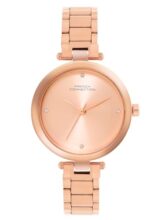 French Connection Analog Rose Gold Dial Women’S Watch-Fcn0104Rgm-R