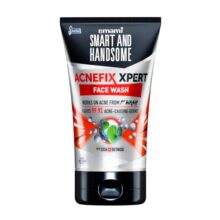 Smart And Handsome Acnefix Xpert Face Wash 100g | Non-Irritant Formula, No Added Colors/Fragrance, Works on Acne from 1st Wash, Fights 99.9% Acne-Causing Germs | with Cica + Retinoid