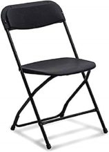 Attro Supreme Amity Chair Modern Armless Heavy Duty Plastic Chair For Living Room, Outdoor, Home, And Office-Sleek And Comfortable,Black Set Of 4