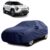 Sulfar 100% Water Resistant Car Body Cover Compatible with Mirror for Mahindra XUV 3XO EV (Triple Stitched, Full Bottom Elastic, Navy Blue)