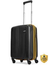 ALFA by VIP Excel Polypropylene | Trolley Bag With Combination Lock Cabin Suitcase 4 Wheels – 21 Inch