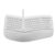 ANT Master 70 Wired USB Keyboard, Full-Size 101-Key Computer Keyboard with FN + 12 Multimedia Shortcut Keys, Smooth Rubber Dome Keys, Anti-Splash Design, 5 Million Keystrokes, Windows & Linux – White