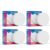 Crompton Platina Star Stylus Surface Panel 18W Round Cool Day Light | Pack of 4 | No False Ceiling Required, Outer Dimension: 156 mm | Surface Mount | for Hall, Bedroom, Kitchen, Office, Store