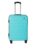 Teakwood Large 8 Wheel Trolley Bag, Hard Cabin With Zipper Closure, Adjustable Push Button & Cross Side Strap, Tsa Lock System 360 Degree (Medium, Aqua Green)