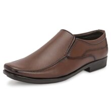 Centrino Cruiser Men’s Formal Shoe | Cushioned Insole Comfortable Shoes | Trendy & Classic Design | Durable TPR Sole Footwear 8113 Brown