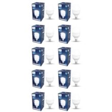 Philips 40 – watt LED Bulb | AceBright High Wattage LED Bulb | Bulb Base : B22, Light Bulb for Home | Colour : Cool Day Light, Pack of 10