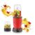 Nutri Blender Grinder By Echt, Nb4S 450 Watt,2 Multi Purpose Jars For Juices, Smoothies, Shakes, Chutneys And Dry Masala; The Long Jar (500Ml) & The Short Jar (300Ml) 2 Years Warranty, Red Splatter- 8 Pc