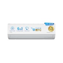 Midea 1.5 Ton 3 Star Inverter Split AC, 6-in-1, MAI18SD3R36F1 | Copper Condenser, 52°C Heavy Duty Cooling, Turbo Mode, HD+PM 2.5 Filter, Auto Clean, Non-wifi, White,Ideal upto 180 sq ft)