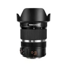 Powerpak YONGNUO YN12-35mm F2.8-4M Camera Lens Compatible with Olympus, Panasonic and Micro Four Thirds (M43) Mount Camera,Black