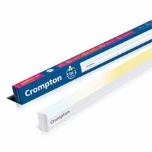 Crompton Laser Ray Neo 3-in-1 20 W Batten (Pack of 1) | 3 colour temperature modes-focus, relax and party; adjustable colour temperature in one batten; 4ft; 20W; for home and office