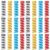 Inefable (30 Pcs) Multicoloured Protection Spiral Cable & Wire Protectors Spring Wire for All Wired Accessories for USB Charger, Data Cable, Earphone, Elastic Cord Saver-(Black & Grey-30Pcs)