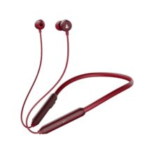 boAt Rockerz 195 Pro Bluetooth Wireless in Ear Neckband W/Up to 20 Hrs Playtime, Enx Tech, Integrated Controls, BT V5.3 W/Dual Pairing, 40 Ms Low Latency Beast Mode, ASAP Charge(Maroon Maverick)